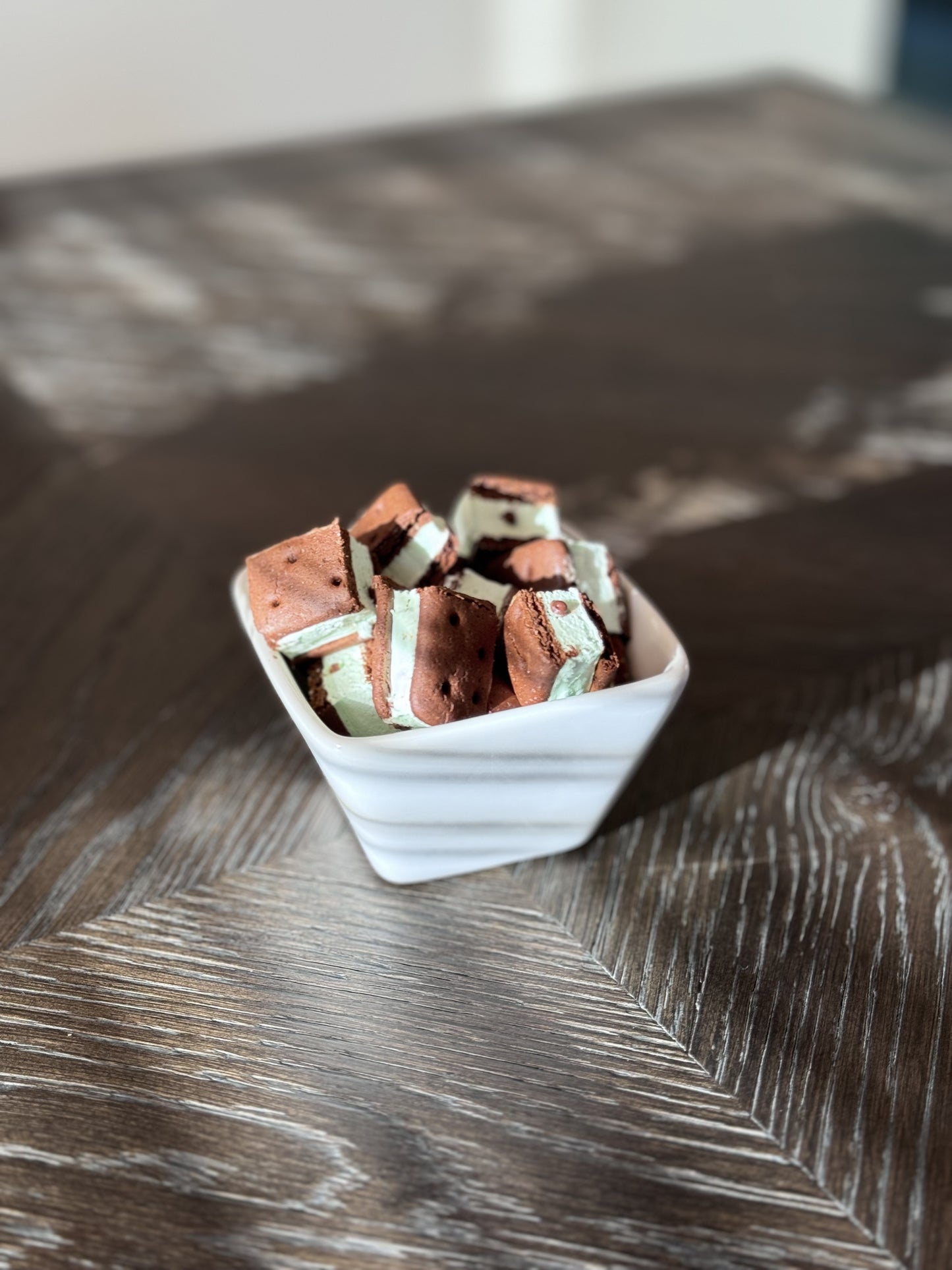 Mint Chocolate Chip Ice Cream Sandwiches